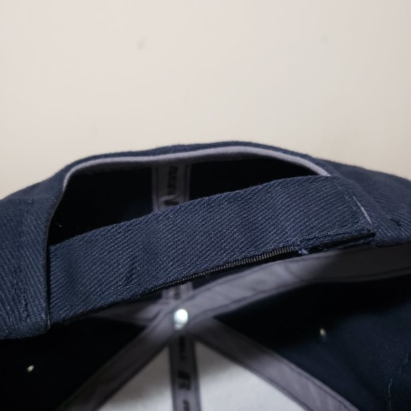 Auburn Tigers Hat Cap Strap Back Blue Russell Athletics Alt Eyes Logo NCAA - Picture 7 of 11